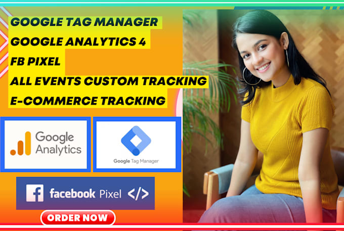 set up google analytics and tag manager ecommerce tracking conversion GTM