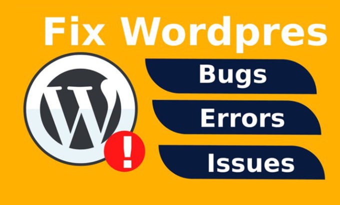Fix Wordpress Problems Errors Bugs And Issues By Oswebrix Fiverr