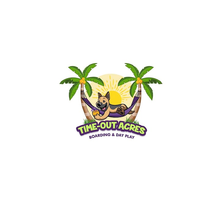 design popular small facility dog boarding kennels logo
