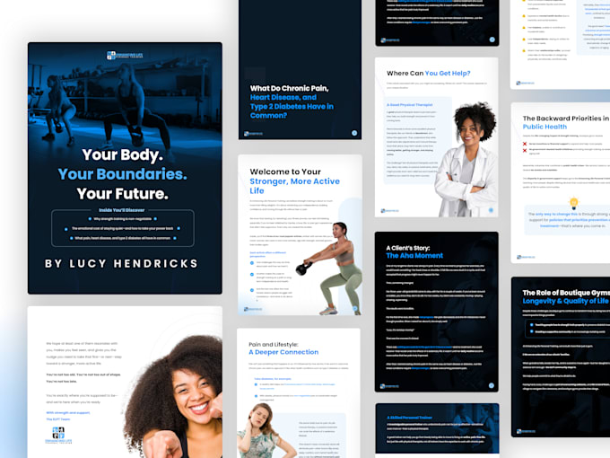 design professional ebook, report, workbook PDF with canva