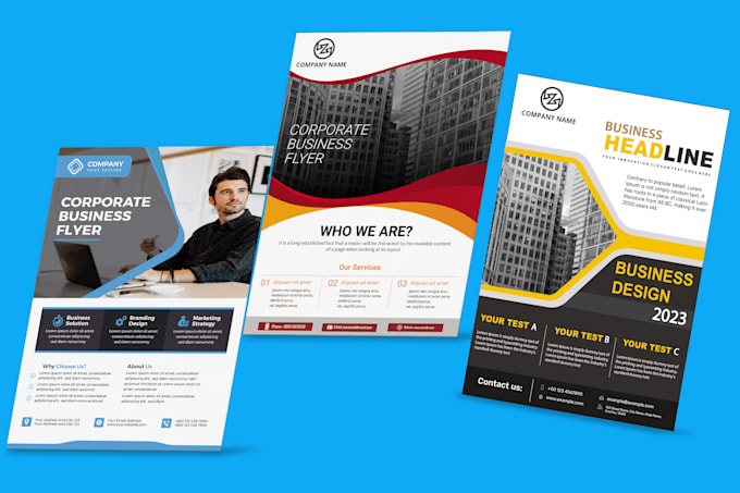 Design creative flyer, door hanger, rack card, postcard, invitation ...