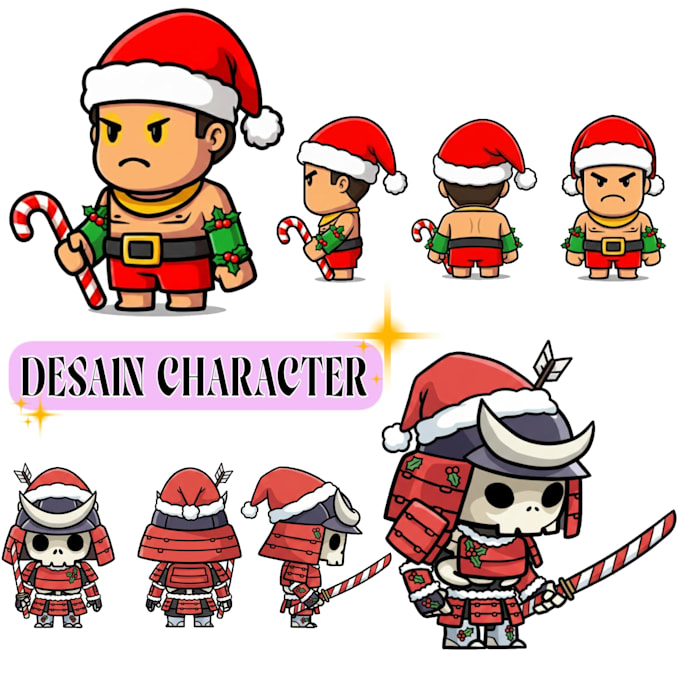 make an anime character design sheet