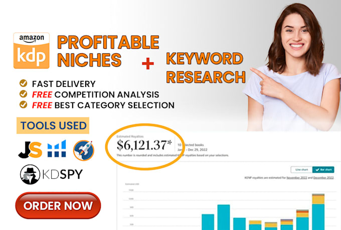 find high selling amazon kindle KDP niche research and profitable keywords