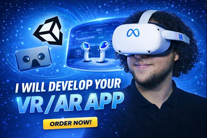develop VR ar apps on unity for metaquest, andriod, IOS
