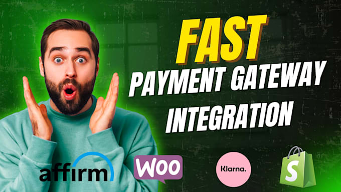 integrate klarna affirm afterpay stripe, paypal on shopify wordpress woocommerce