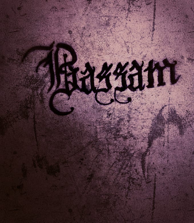 do your calligraphy in old english