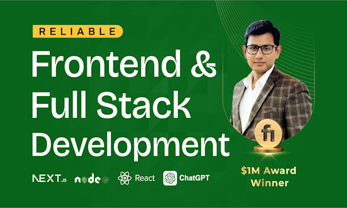 be your full stack web developer and build a custom website, frontend or backend