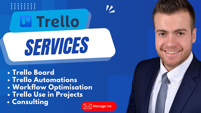 help you with trello board setup, configuration and automation