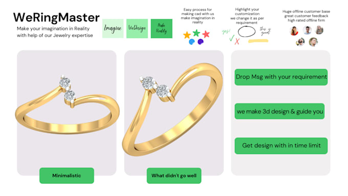 design your jewelry engagement ring and rendering it