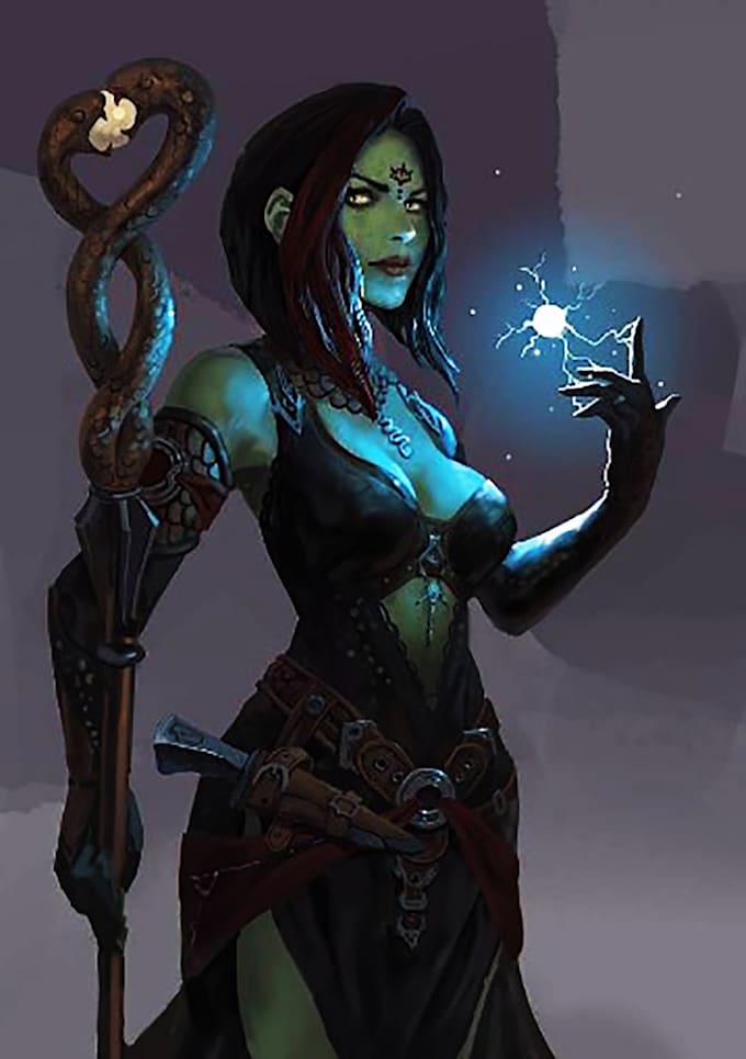 do dnd character art and concept art