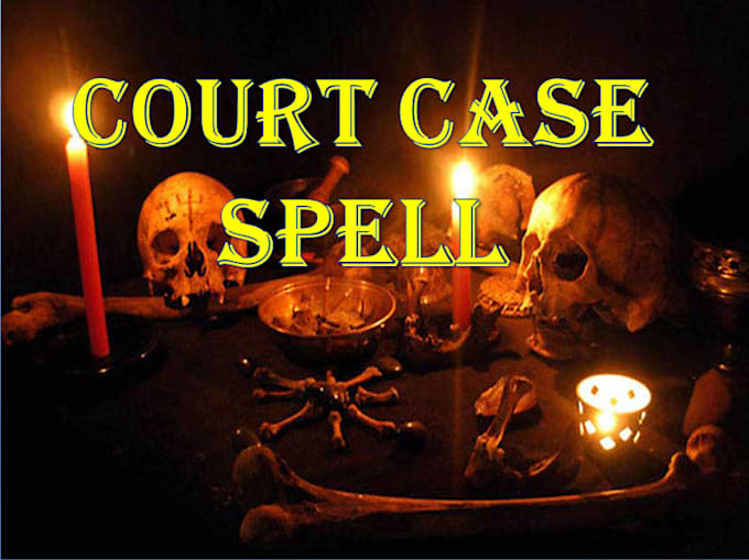 Cast an instant powerful custom dijn win spell win court case or any