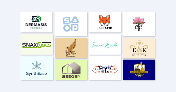 design brand, business, company and modern logo