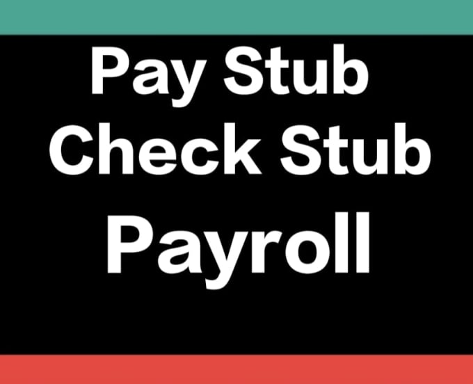 Professional pay stubs, check stubs and pay slips by Stubguy1 | Fiverr