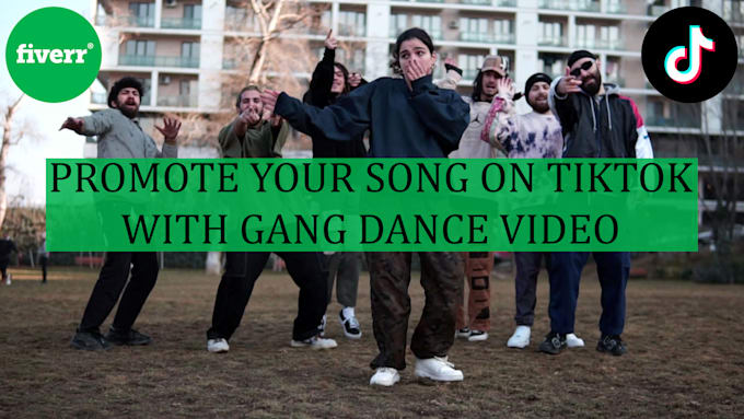 create tiktok dance video with my crew on your song