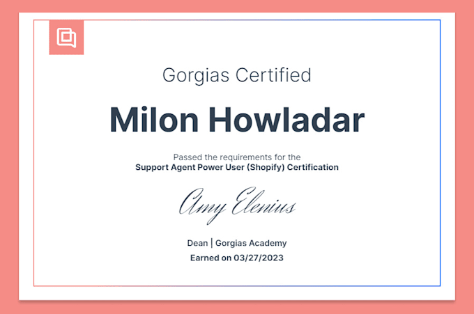 be your gorgias customer support agent