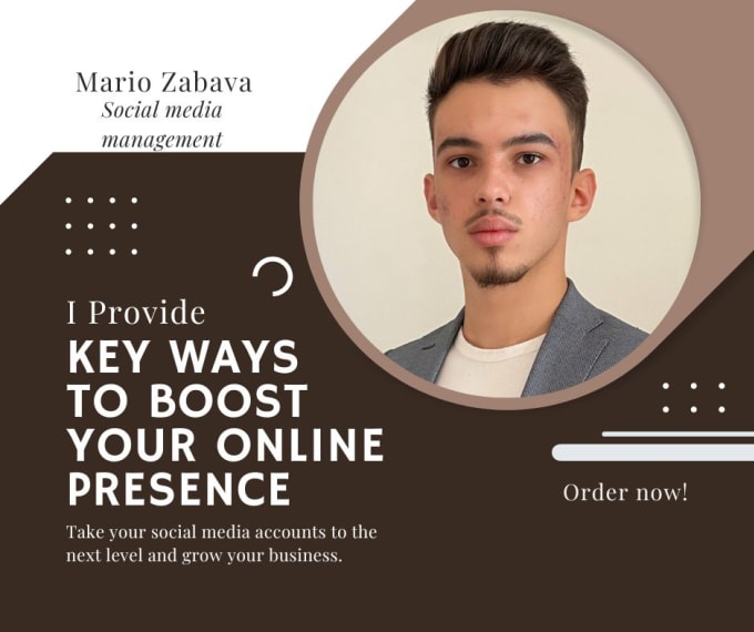 Manage your social media account by Mariozbv Fiverr