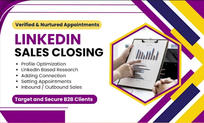 be your linkedin b2b sales and marketing manager