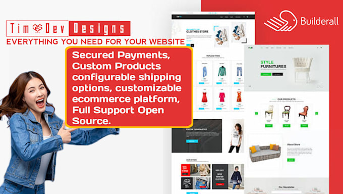 get you a builderall landing page, builderall website, setup sales funnel