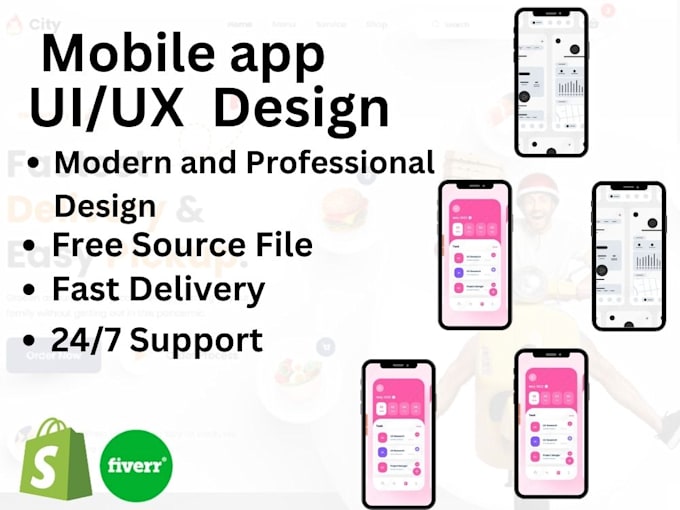 Do creative mobile app ui ux design for your business by Dave_smart1 ...