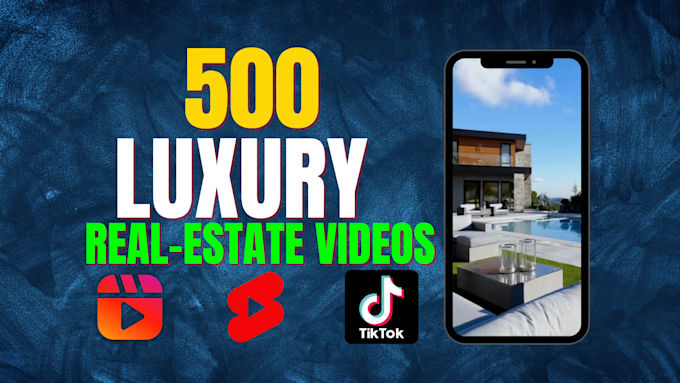 Create luxury home real estate videos for instgram reels and