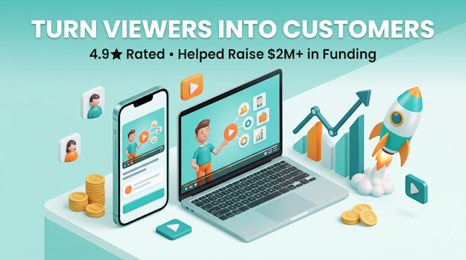 create a 3d animated explainer video for saas and startups