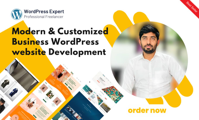develop modern and customized business wordpress website