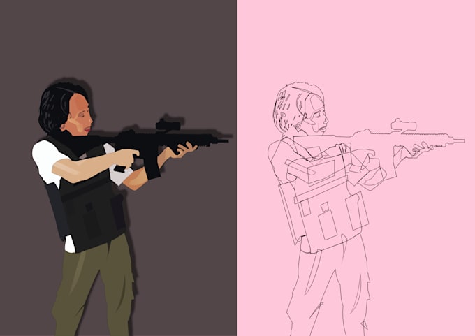 Transform your bitmap images into vector formats by Fade_line | Fiverr