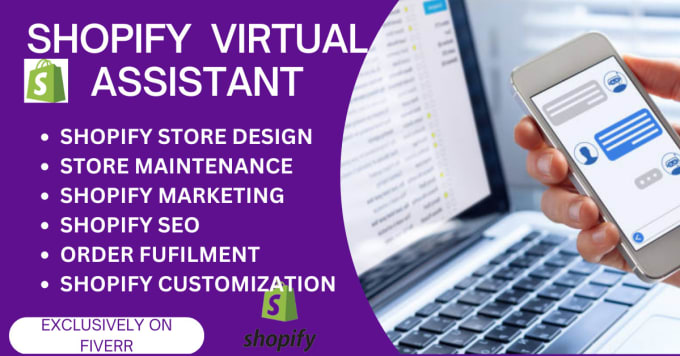be your shopify virtual assistant shopify dropshipping store marketing manager