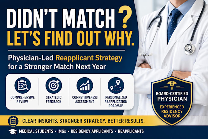 help residency reapplicants improve match chances