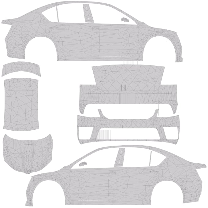 Make you a livery template for your car by Khen89 | Fiverr