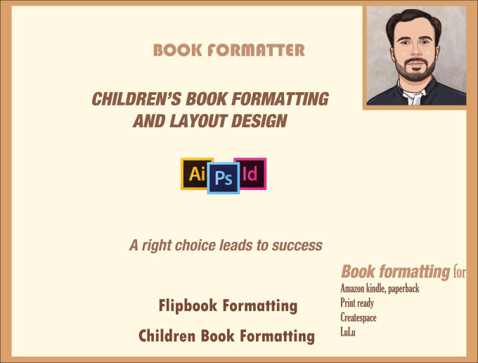 Comic and childrens book formatting for kdp ingram spark and print by