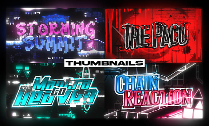 make you an epic geometry dash thumbnail