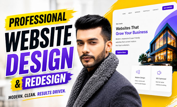 design or redesign a stunning, modern, and responsive website