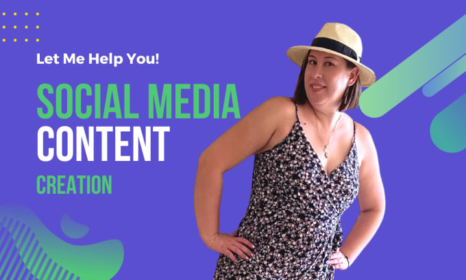 create content for your social media accounts