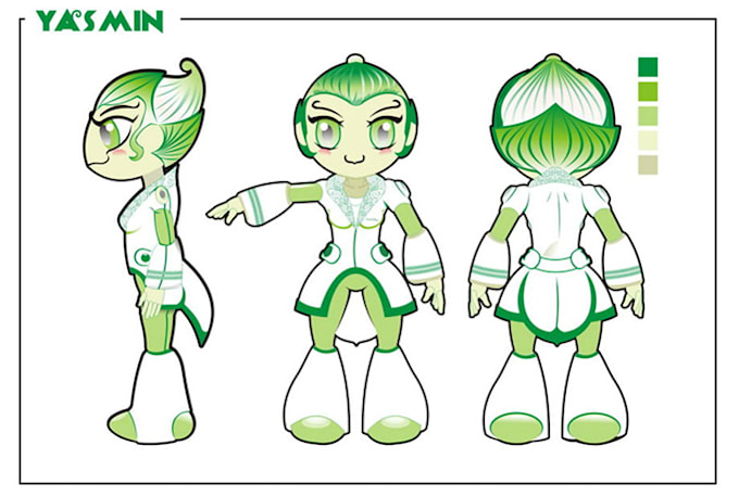 draw character design or mascot