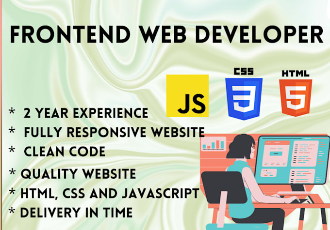 Do frontend web development in html css javascript by Inamullah_afr_1 ...