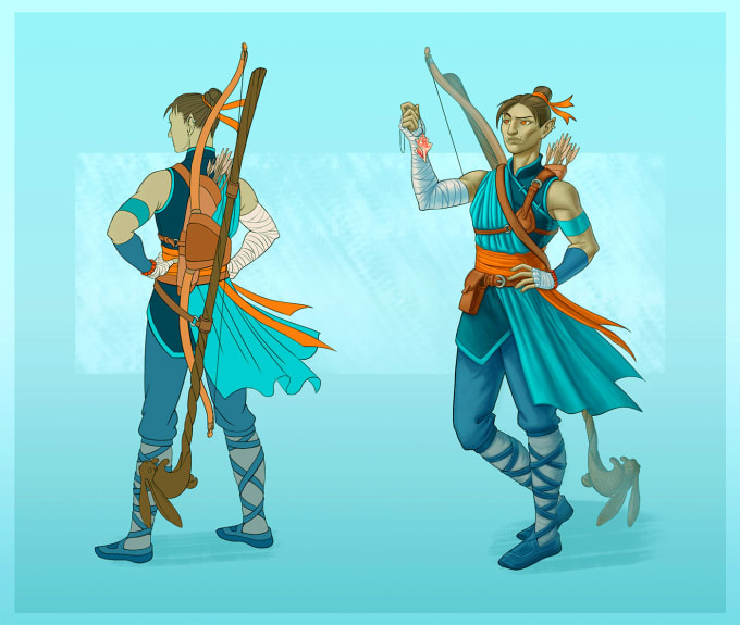 Make dnd character art and dnd character art by Bertosind Fiverr