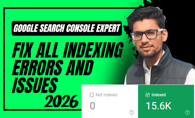 index your website and fix indexing coverage errors on google search console