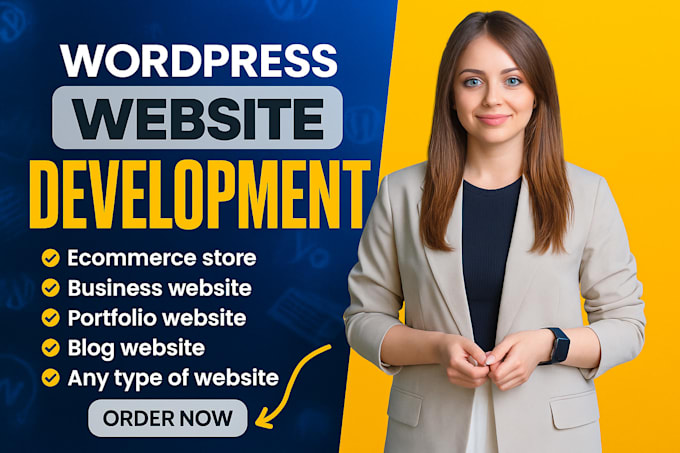 design a wordpress business website for your any business