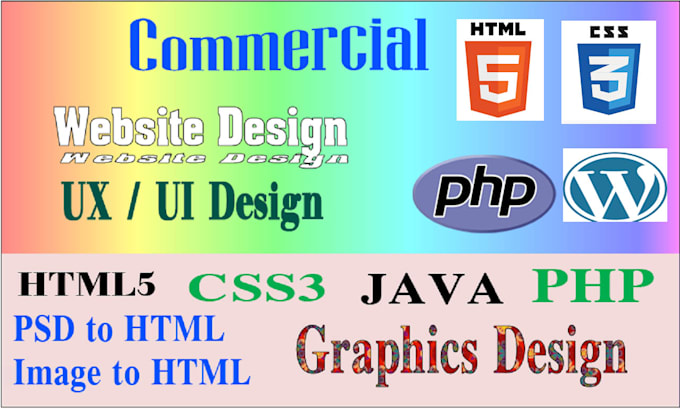 Do commercial website design using html and css by Malotijoy | Fiverr