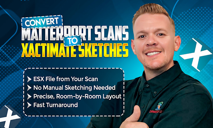 sketch your matterport into xactimate