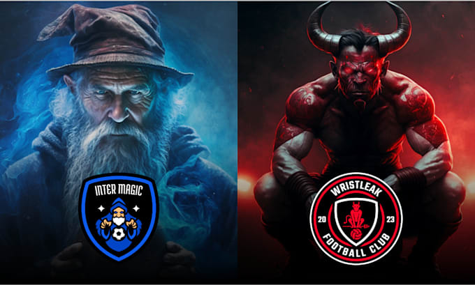 Big Deals! I will turn football badge or esports logo into art using ai