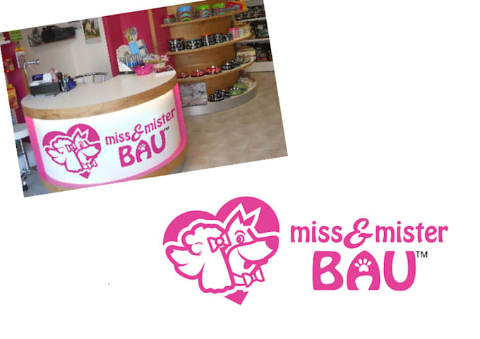 provide a stylish pet grooming logo for you