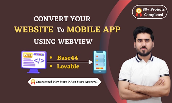 convert website to android and IOS using webview