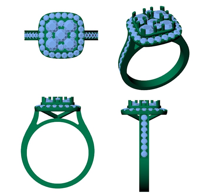 do jewelry 3d cad service