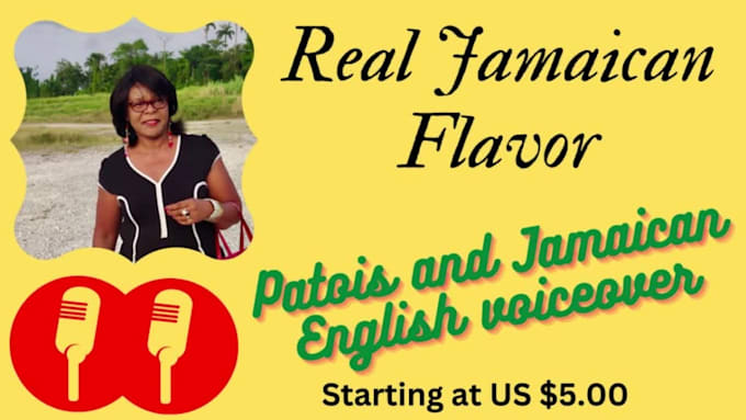 be your flavored jamaican voiceover specialist