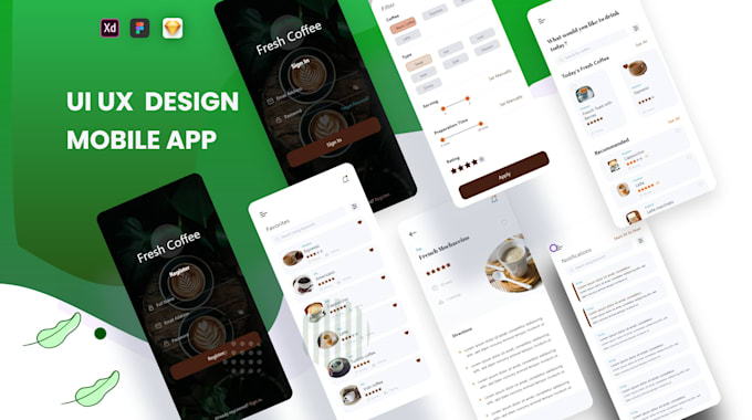 Do mobile app ui ux design for android and ios by Chawi_design | Fiverr