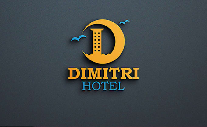 do original unique beautiful hotel logo in one day delivery