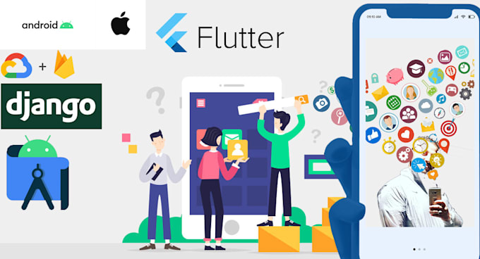 Build mobiles app using flutter by Ahmedobad | Fiverr