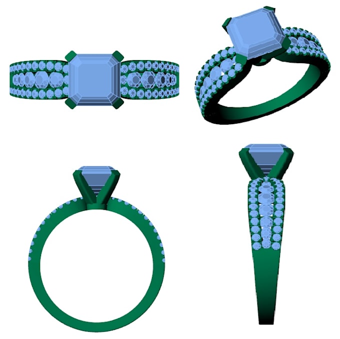 do any custom jewelry designing,3d modeling and rendering it